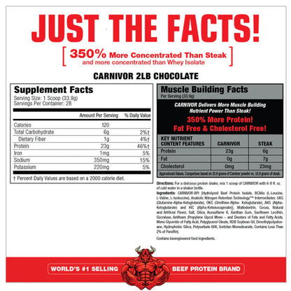 MuscleMeds Carnivor Beef Protein 2lbs