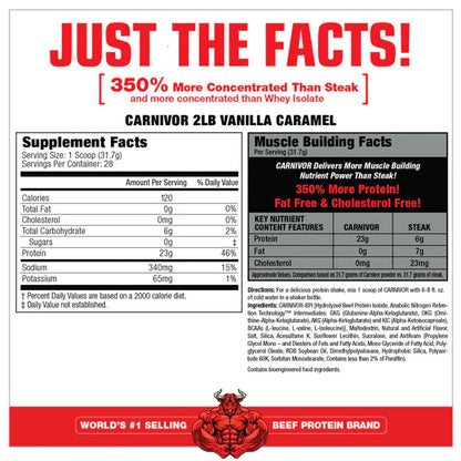 MuscleMeds Carnivor Beef Protein 2lbs