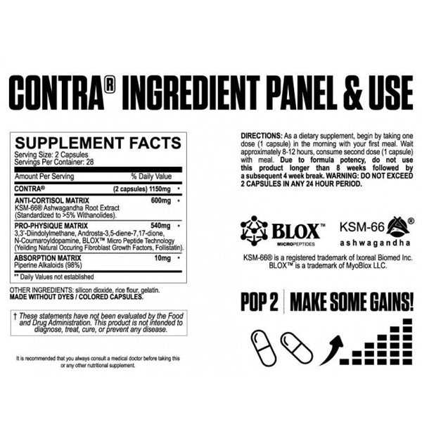 MyoBlox Contra Lean Muscle Builder Capsules