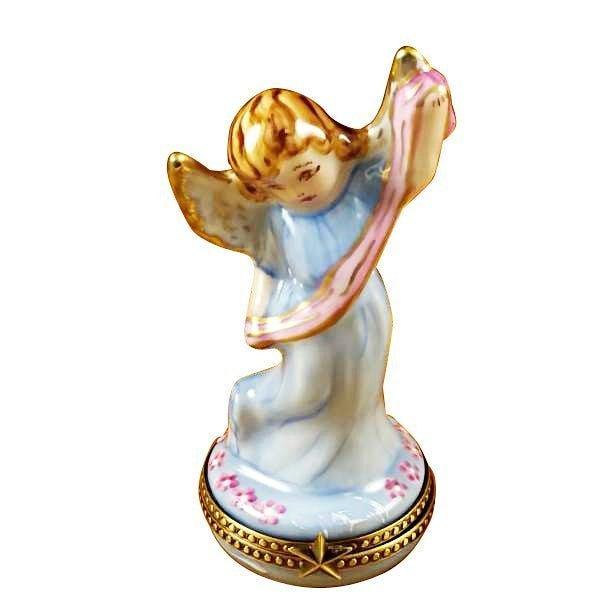 Nativity Angel Porcelain Limoges nativity angel French Trinket Box