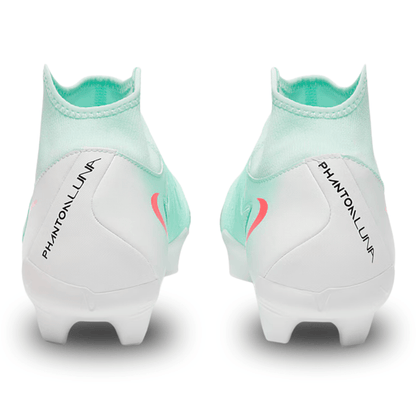 Nike Phantom Luna II Academy FG/MG Soccer Cleats (Mint/Atomic Red) | SoccerWearhouse