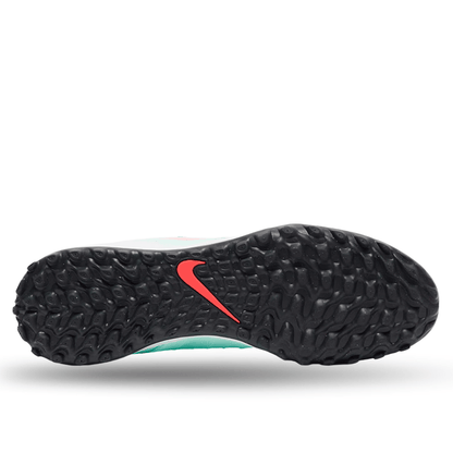 Nike Phantom Luna II Academy Turf Soccer Shoes (Mint/Atomic Red) | SoccerWearhouse