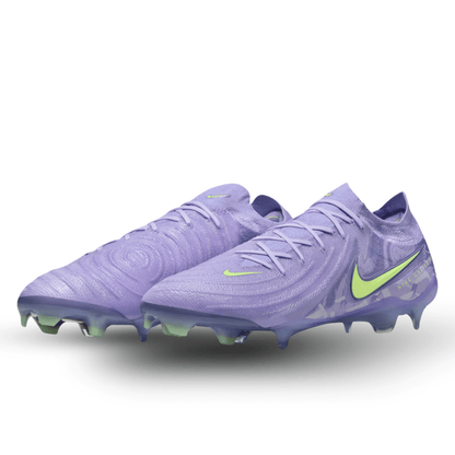 Nike United Phantom GX II Elite FG Soccer Cleats (Purple Agate/Barely Volt) | SoccerWearhouse