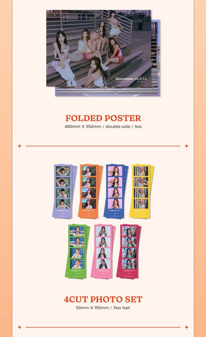 NMIXX - 1st Photobook [ MIXXPEDIA : PICK LA ] + Pre-Order Benefit