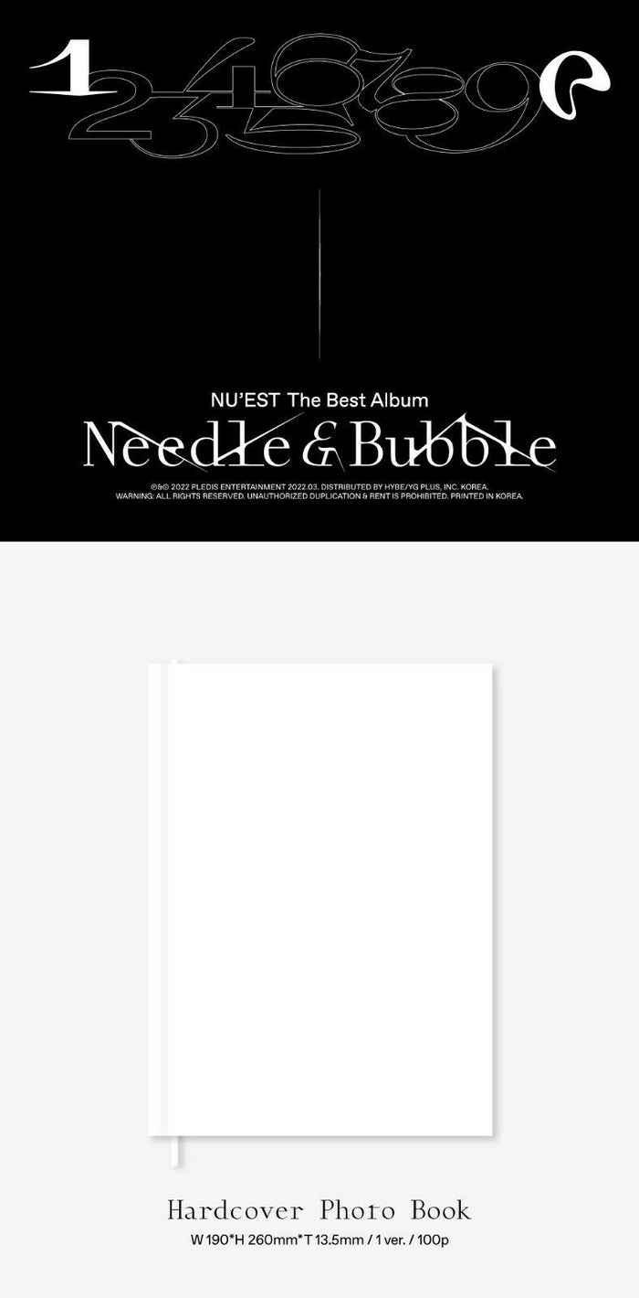 NU'EST - The Best Album Needle & Bubble (You Can Choose Ver.)