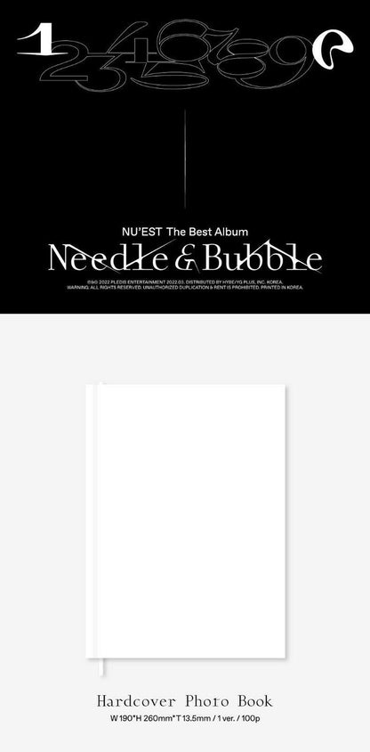 NU'EST - The Best Album Needle & Bubble (You Can Choose Ver.)