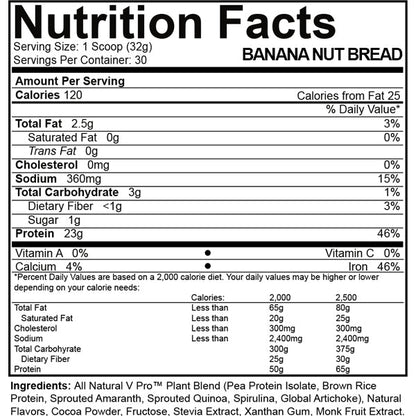 NutraKey V Pro Plant Protein 2lbs
