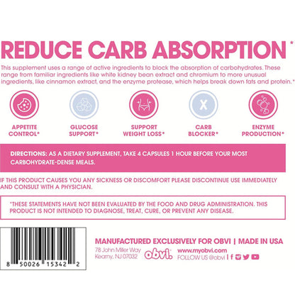 Obvi Guilt-Free Carb Blocker Capsules