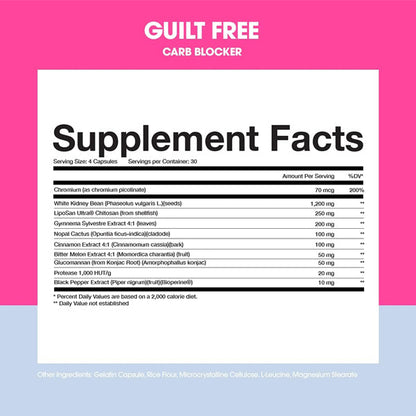 Obvi Guilt-Free Carb Blocker Capsules