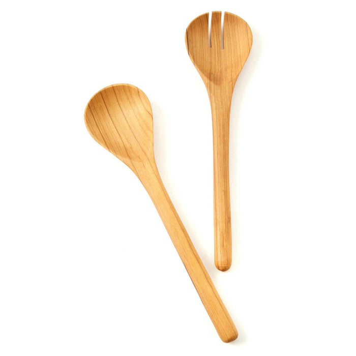 Olive Wood Simple Salad Servers