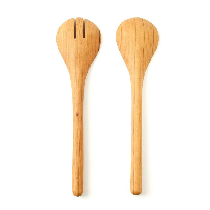 Olive Wood Simple Salad Servers