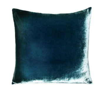 Ombre Velvet Pillow in Shark- 8 Size Variants