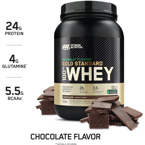 Optimum Nutrition Gold Standard 100% Whey Naturally Flavored 1.9lbs