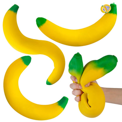 Orb Toys | Easy Sqweezy Stretchy Banana Mega Squishy