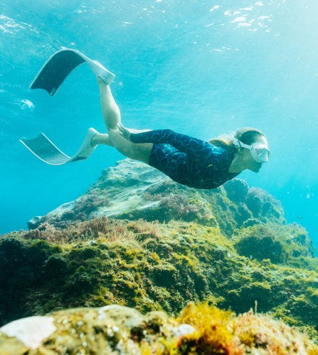 Orca Mantra Swimskin Women's Freedive Legless Wetsuit, designed for high performance and durability in freediving