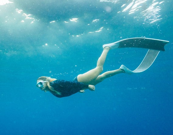 Orca Mantra Swimskin Women's Freedive Legless Wetsuit, designed for high performance and durability in freediving