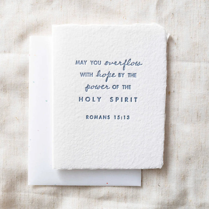 Overflow with Hope- Greeting Card