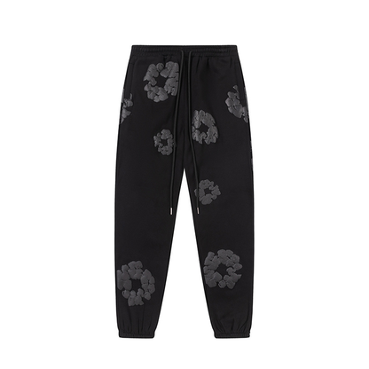 Pants Denim Tears Black Con Flores Black