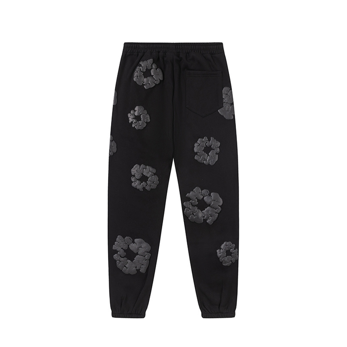 Pants Denim Tears Black Con Flores Black