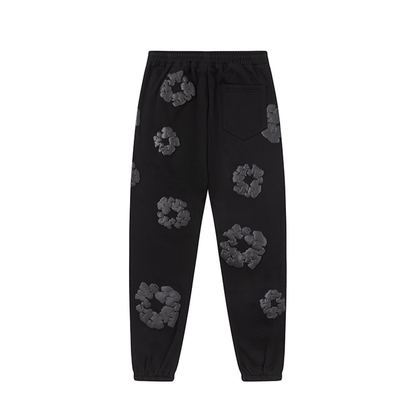 Pants Denim Tears Black Con Flores Black
