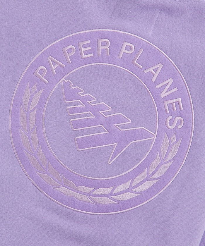 Paper Planes Relaxed First Class Crewneck Sweatshirt - Lilac