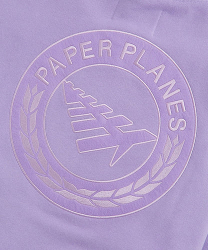 Paper Planes Relaxed First Class Crewneck Sweatshirt - Lilac