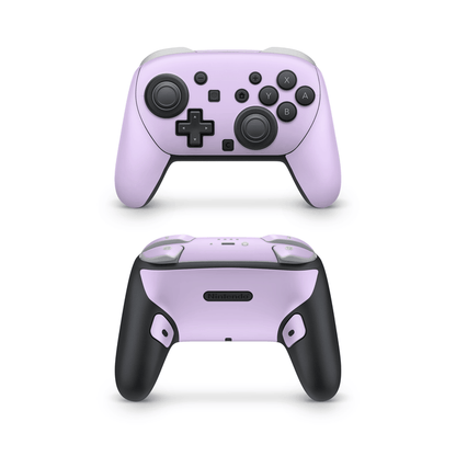 Pastel Lilac Nintendo Switch Pro Controller Decal Skins