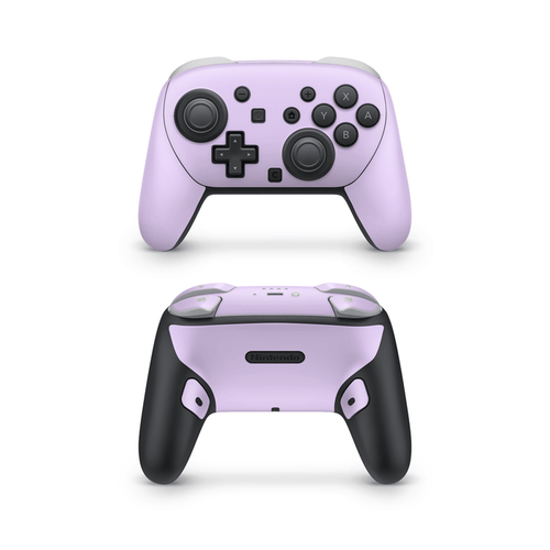 Pastel Lilac Nintendo Switch Pro Controller Decal Skins