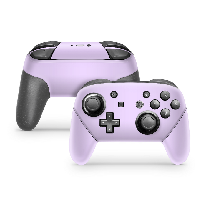 Pastel Lilac Nintendo Switch Pro Controller Decal Skins