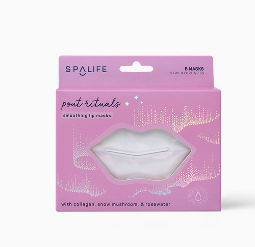 Spalife pout rituals smoothing lip masks packaging on a white background