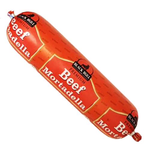 Premium Beef Mortadella / Goveda Mortadela 1lb (Price per Piece) (Black Bull)