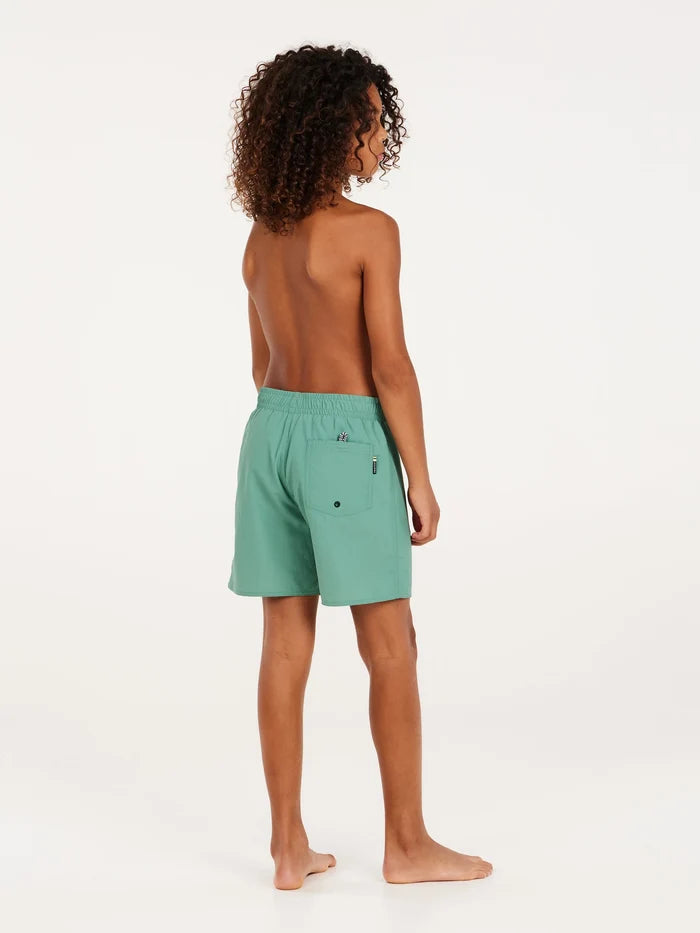 Protest CULTURE JR Boy's Beach Short - Frosty Green