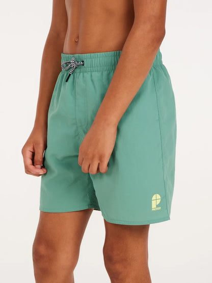 Protest CULTURE JR Boy's Beach Short - Frosty Green
