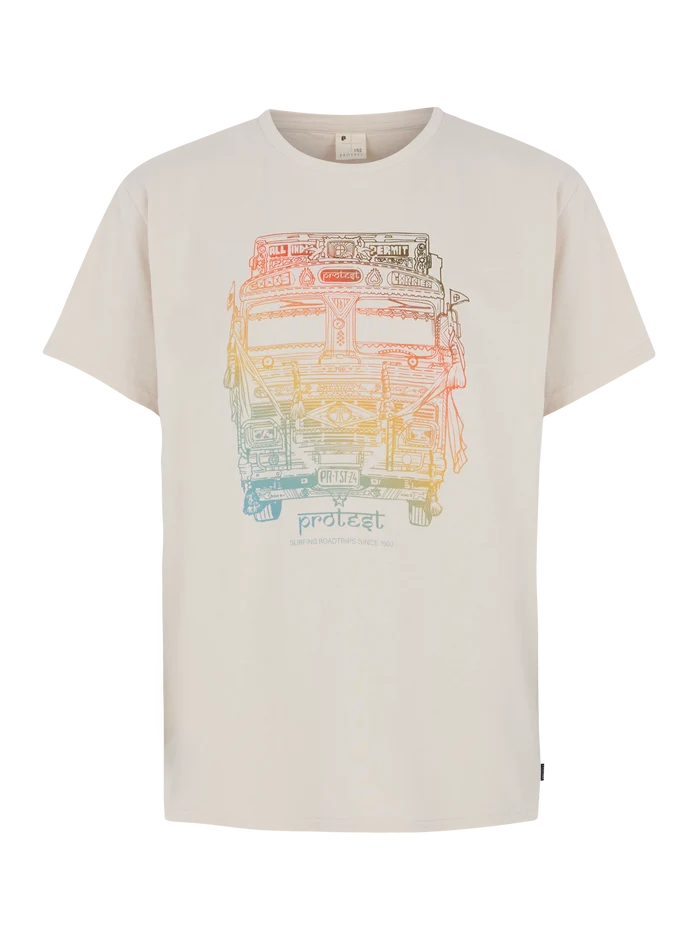 Protest PRTBANNER JR Kid's T-Shirt - KitOffWhite