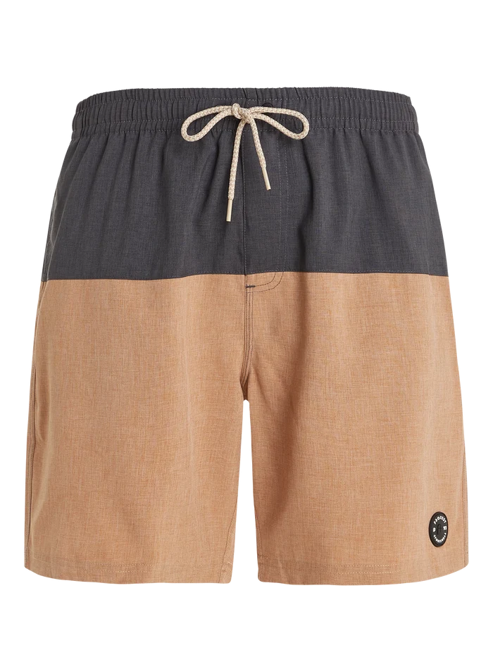 Protest PRTFORTA Men's Beach Shorts - Grey/ Beige