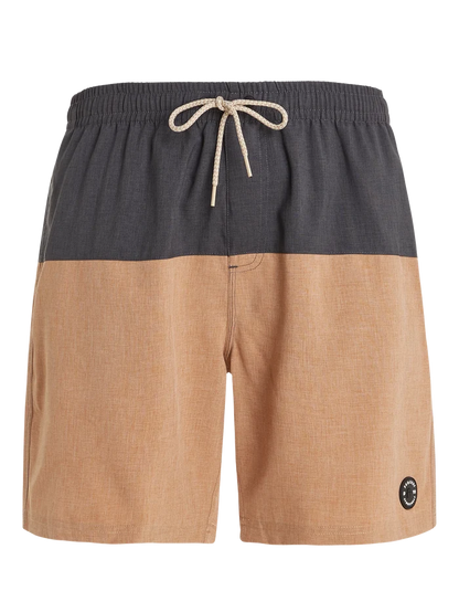 Protest PRTFORTA Men's Beach Shorts - Grey/ Beige