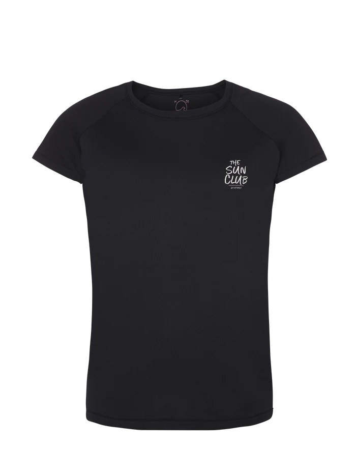 Protest PRTGRANITY Women's Rash Guard Short Sleeve Top - Black