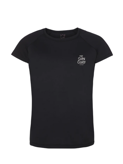 Protest PRTGRANITY Women's Rash Guard Short Sleeve Top - Black
