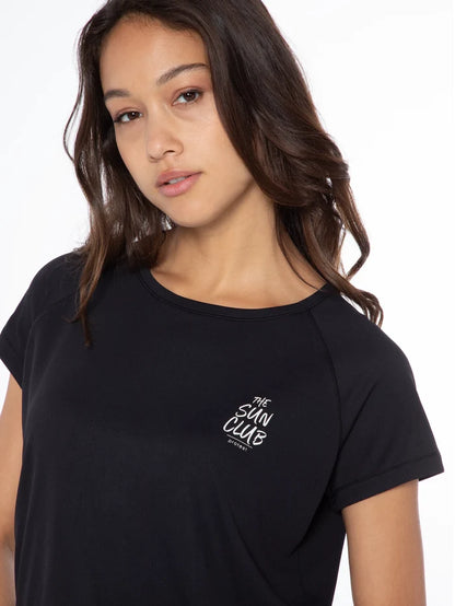 Protest PRTGRANITY Women's Rash Guard Short Sleeve Top - Black