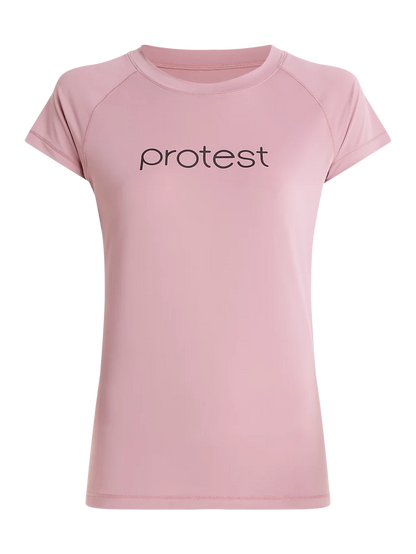 Protest PRTKILDA Women's Lycra Surf Rashguard T-Shirt - Dusky Rose