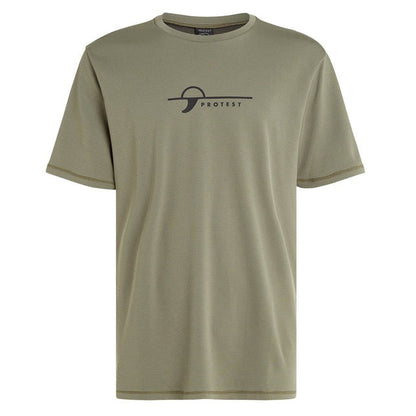 Protest PRTLEGUNDI Men's Lycra Rashguard Surf T-Shirt - Artichoke Green