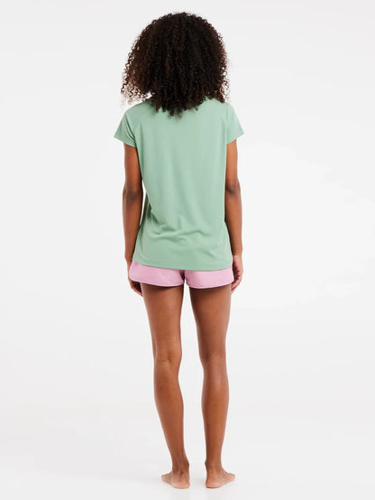 Protest PRTMERU Women's Lycra Rash Guard T-Shirt - Green Bay