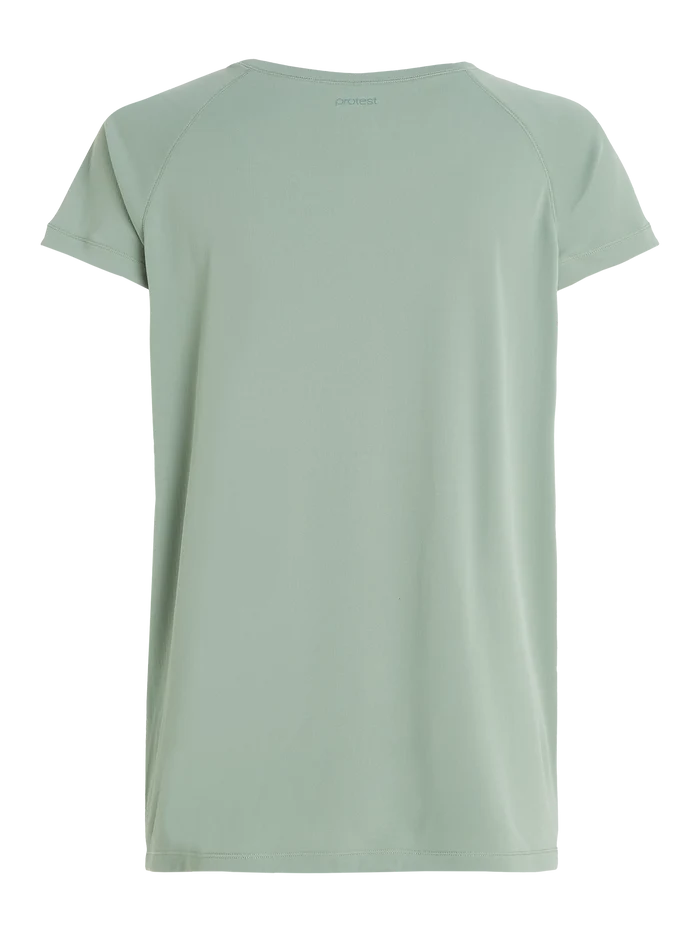 Protest PRTMERU Women's Lycra Rash Guard T-Shirt - Green Bay