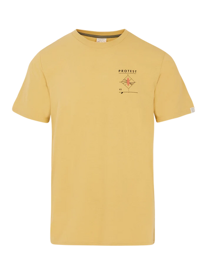 Protest PRTPENALT Men's T-Shirt - Butter Yellow