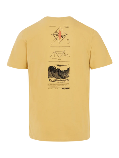 Protest PRTPENALT Men's T-Shirt - Butter Yellow