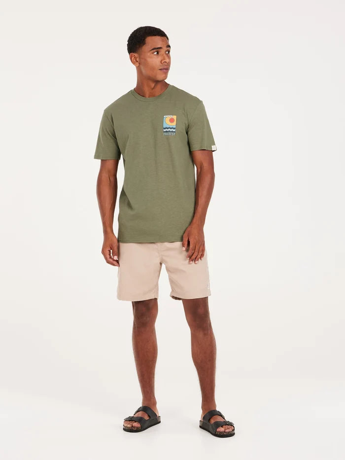 Protest PRTRUDGE Men's T-Shirt - Artichoke Green