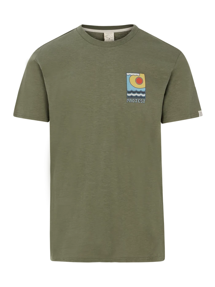 Protest PRTRUDGE Men's T-Shirt - Artichoke Green