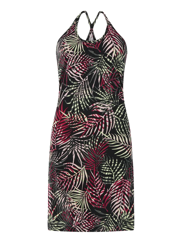 Protest REVOLVE 24 Dress - Leaf Pattern Pink