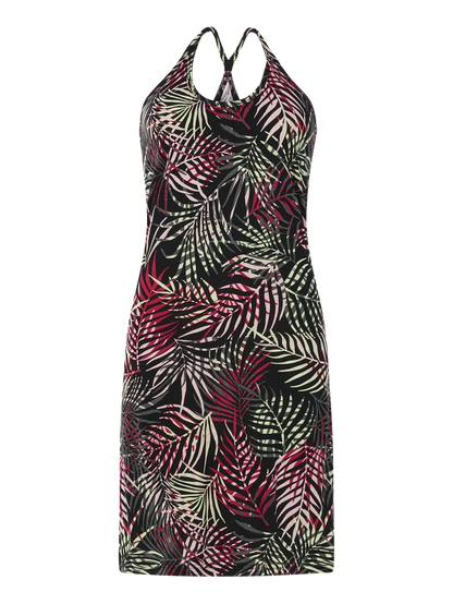 Protest REVOLVE 24 Dress - Leaf Pattern Pink