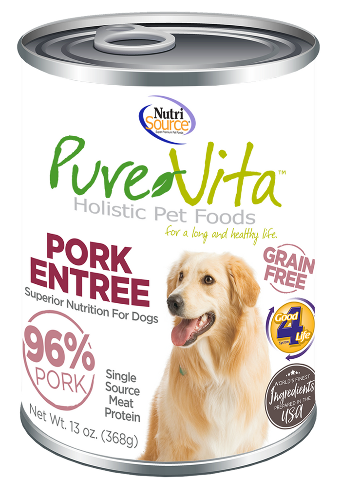 PureVita Grain Free Pork Entrée Wet Dog Food
